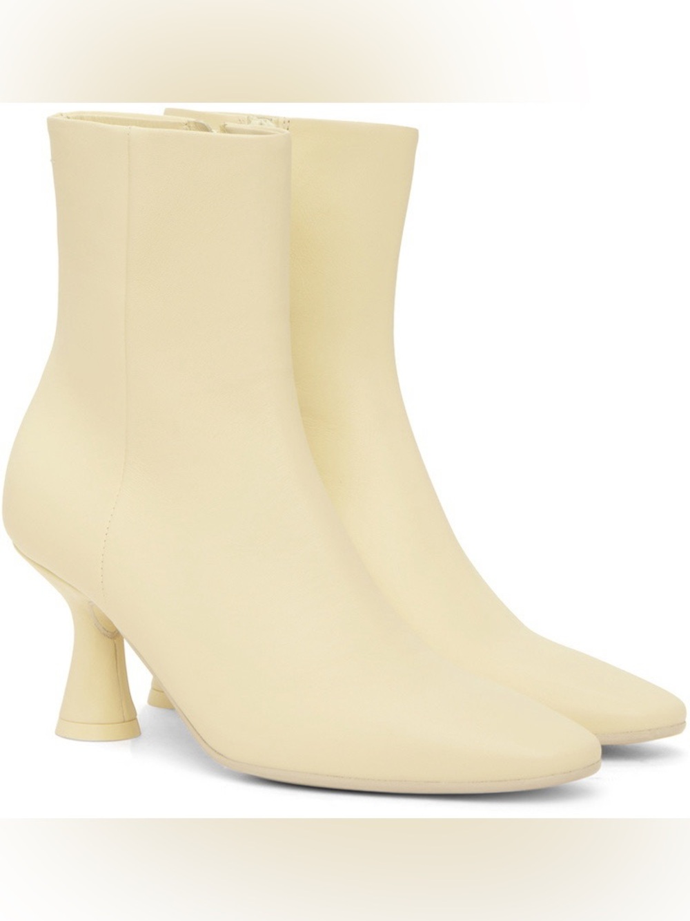 MM6 Maison Margiela Off-White 6-Stamp Boots